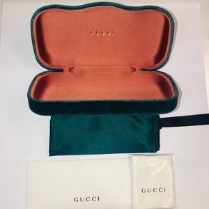 Authentic Gucci Green Velvet Case